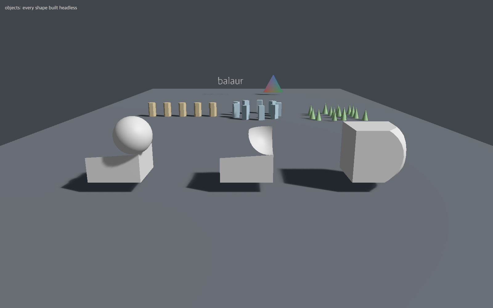 Union, difference and intersection of a cube and a ball